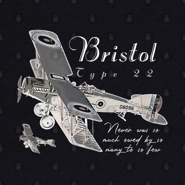 Bristol Type 22 World War I British Biplane Aircraft by aeroloversclothing